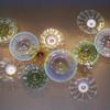 Furnace Blown Glass Plate Installation by Dorian Renando for New Life Church in Spokane, Wasghinton